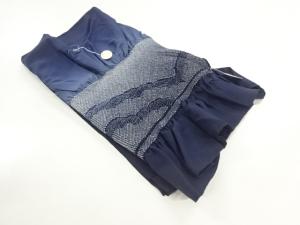 未使用品　正絹　絞り水輪模様男物兵児帯